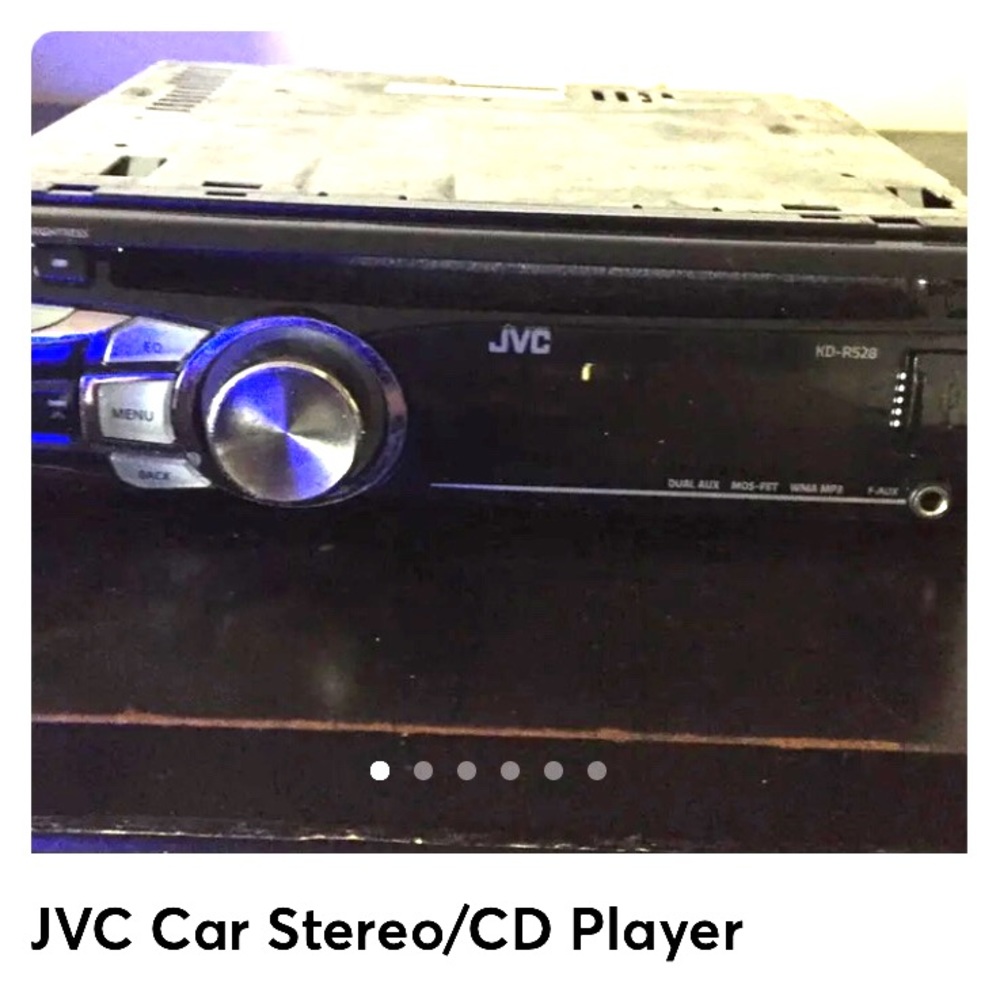 JVC Car Stereo/Cassette Player